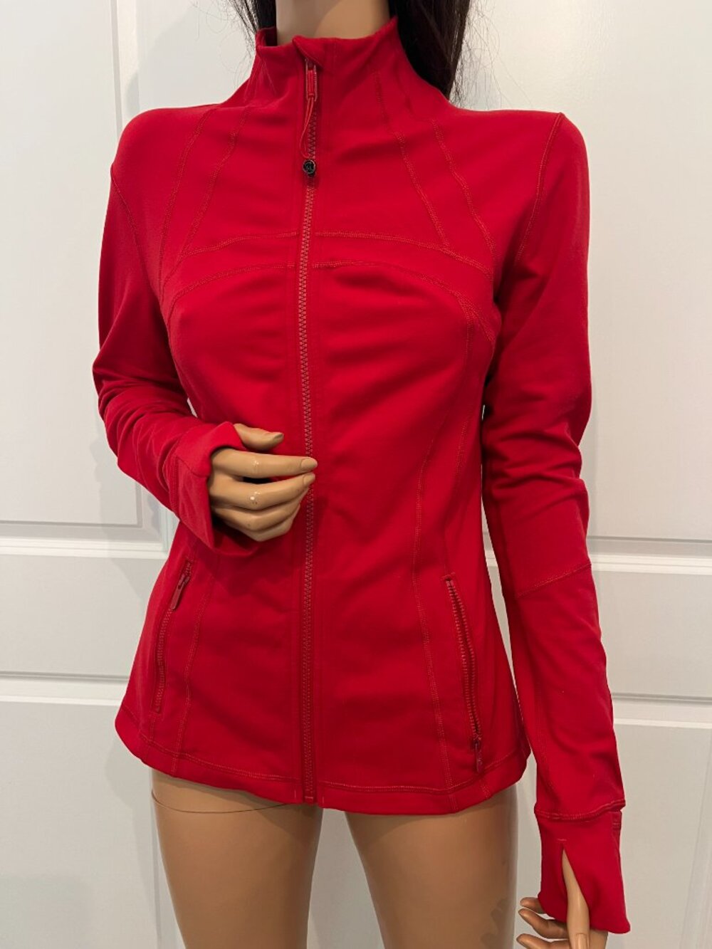 Lululemon Define Red Full Zip Jacket Women’s Size 8